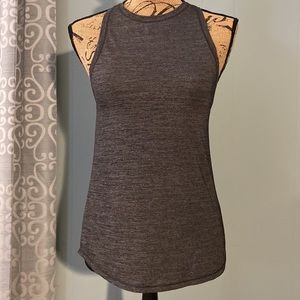 Lululemon High Neck Racerback Split Hem Tank